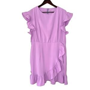 Lavender Ruffle Dress